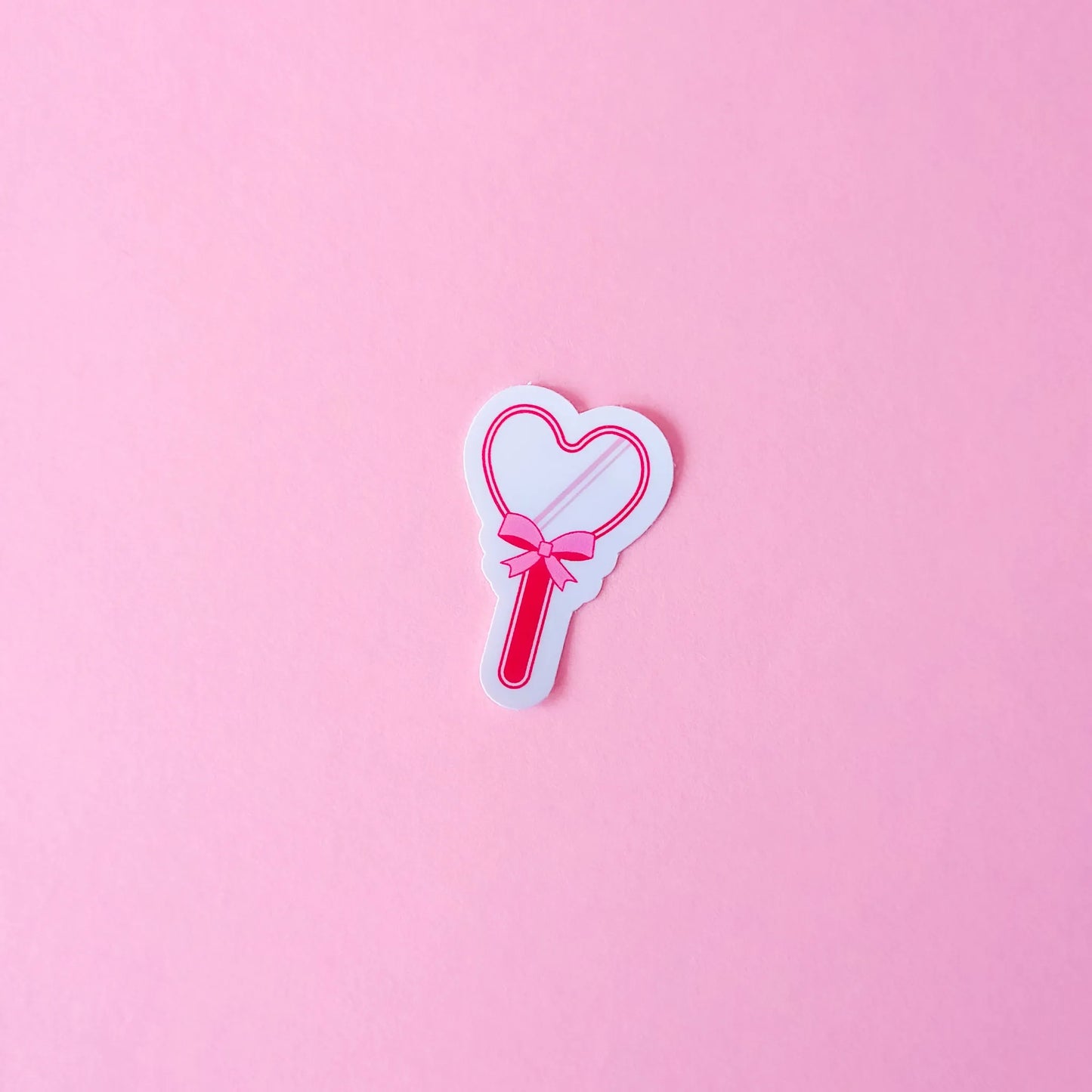 Heart Mirror Sticker