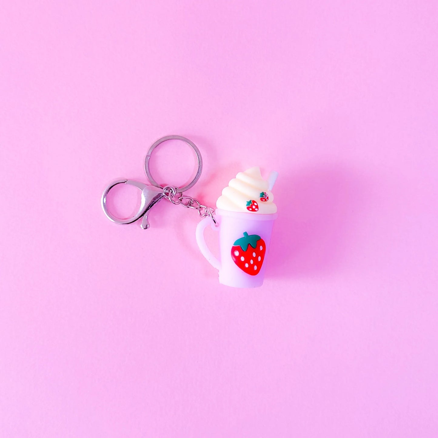 Strawberry Ice cream Keychain
