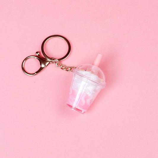 Strawberry Milkshake Keychain