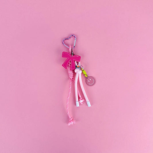 Smiley Face Bag Charm keychain (Limited Drop)