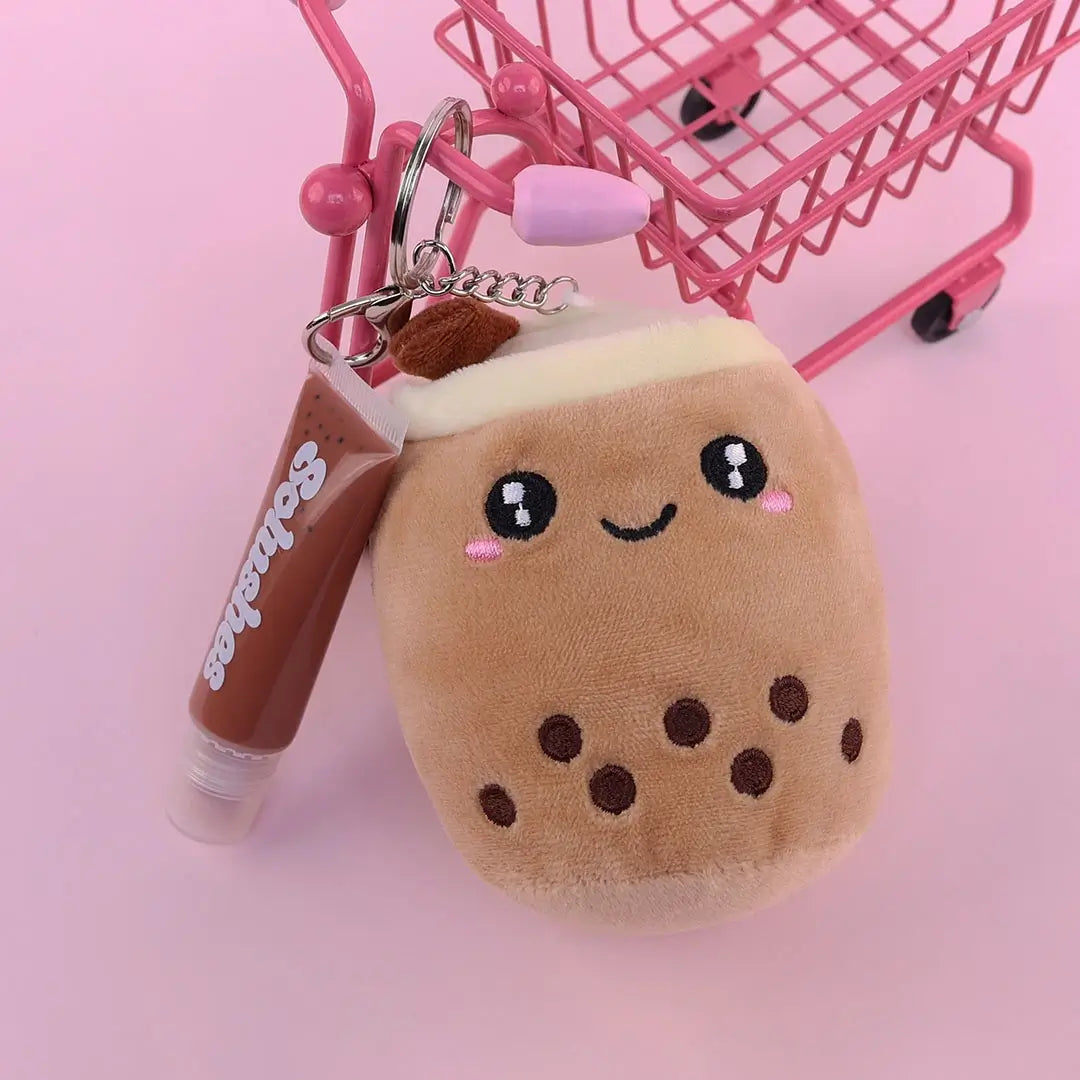 Latte Plushie Keychain