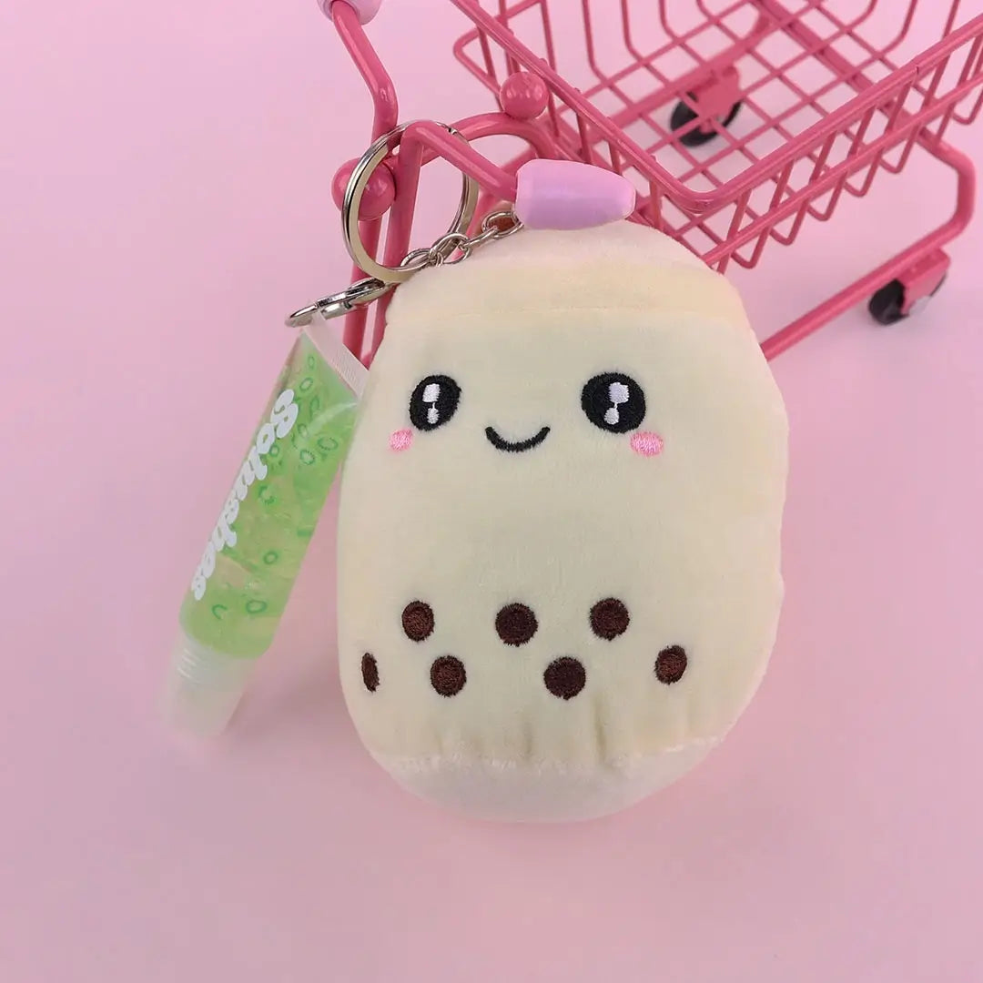 Milkshake Plushie Keychain