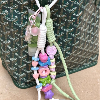 Solushes Personalized Beaded Name Keychain