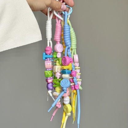 Solushes Personalized Beaded Name Keychain