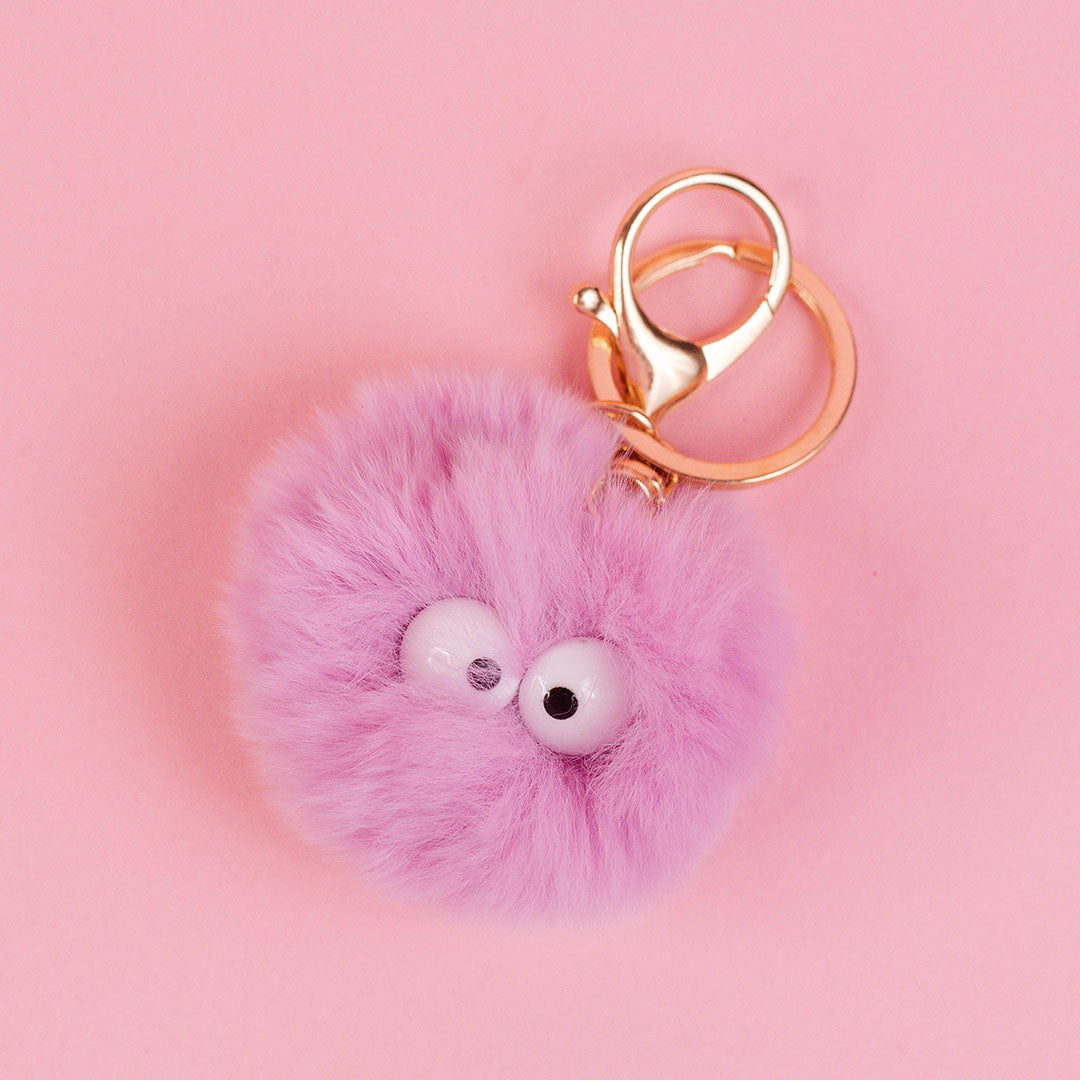 Fuzzy Eyes Keychain