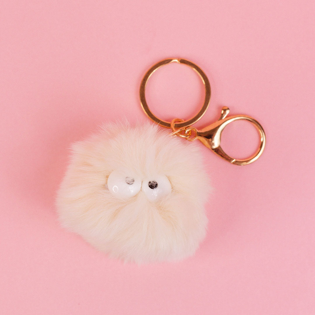 Fuzzy Eyes Keychain