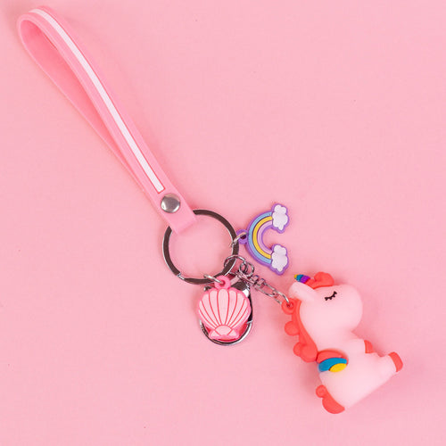 Rainicorn Keychain