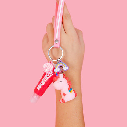 Rainicorn Keychain