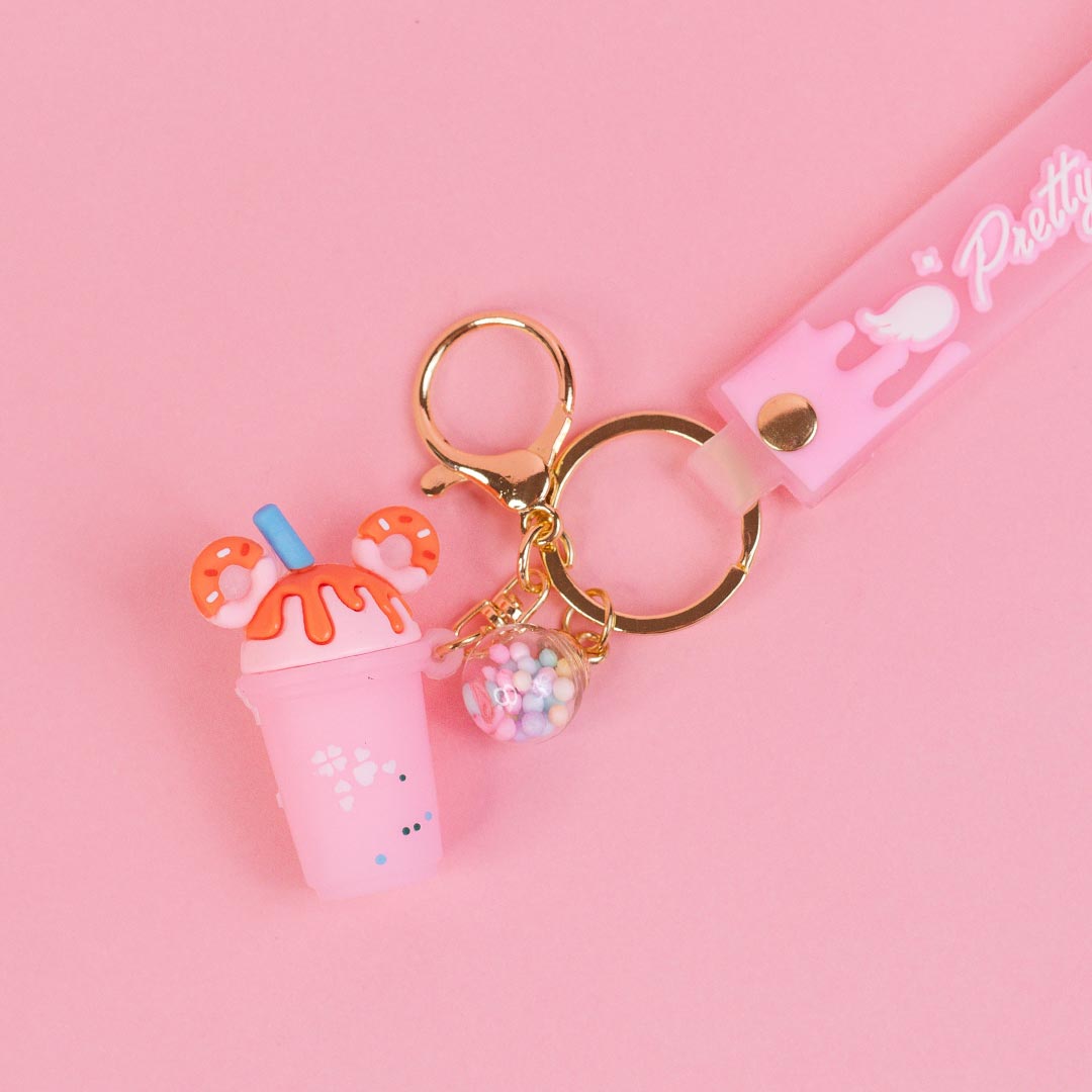 Donut Slushy Keychain