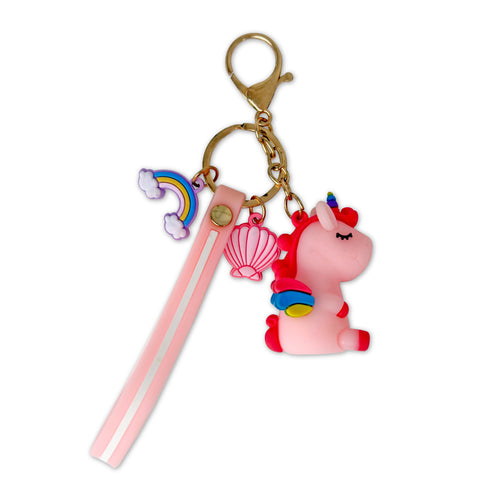 Rainicorn Keychain