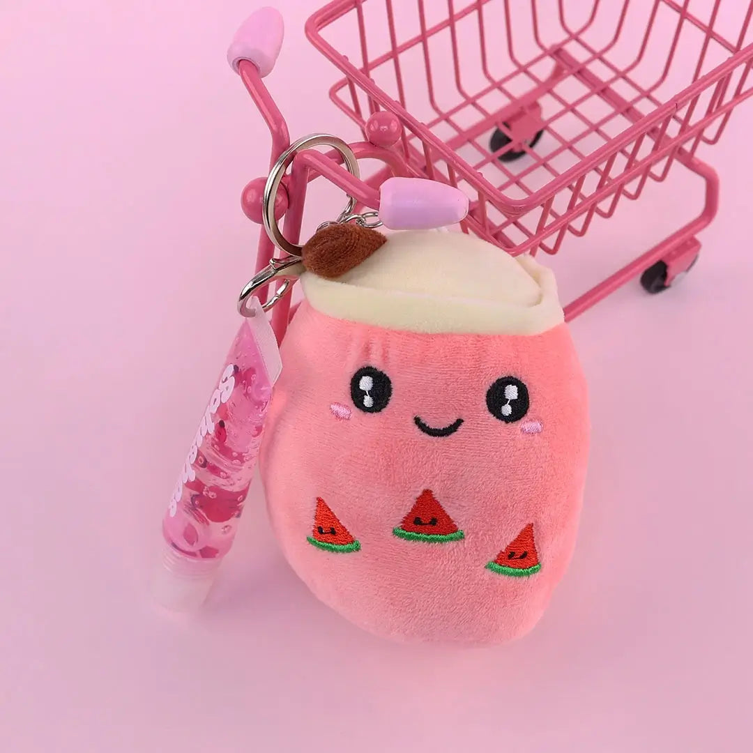 Watermelon Plushie Keychain